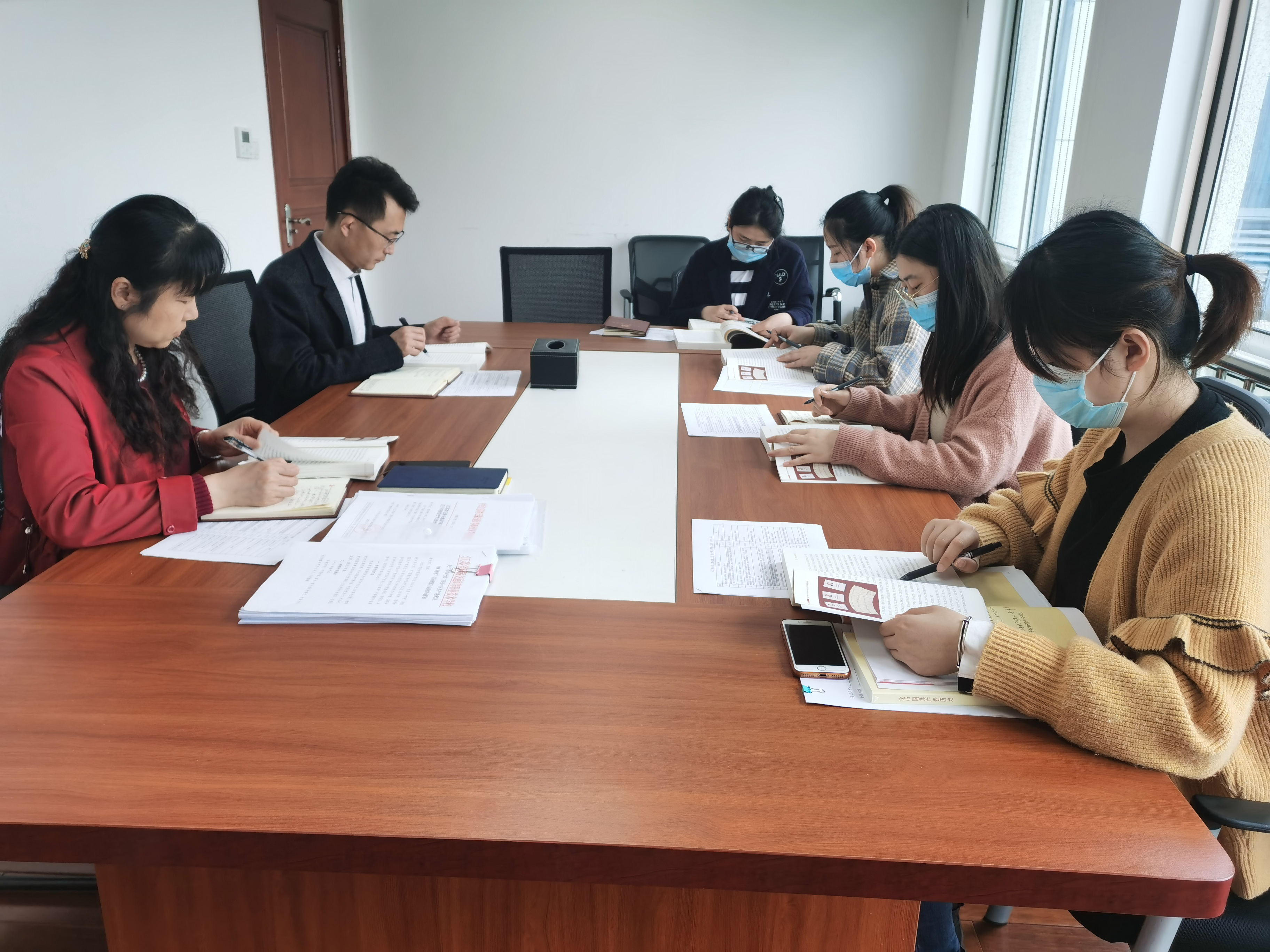 组织人事处党支部召开党史学习教育读书会